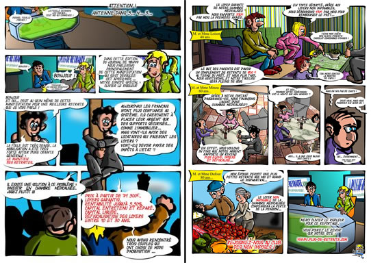Une bande dessinée qui explique les motivations et objectifs de 3 investisseurs qui font le choix d'augmenter leurs revenus sans impôt en toute sécurité