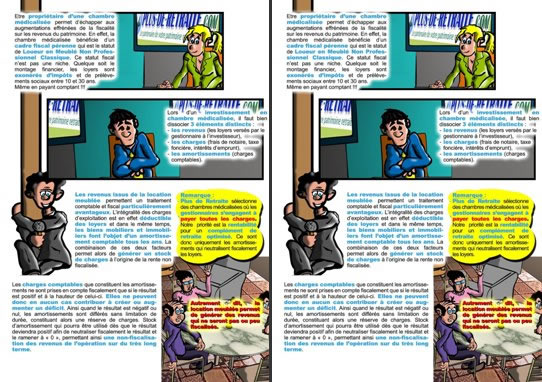 Une courte bande dessinée qui explique les loyers défiscalisés